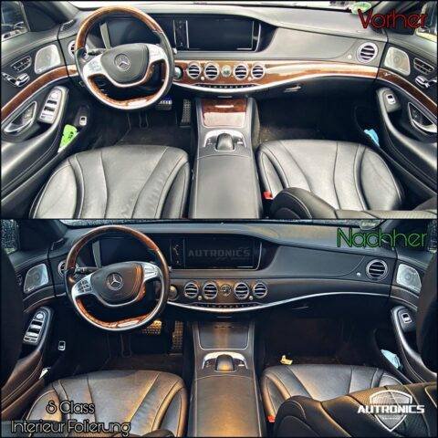 Interieur Folierung Mercedes-Benz S Klasse-S Coupe W222 / C217 (2013-2020)