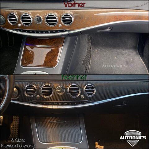 Interieur Folierung Mercedes-Benz S Klasse-S Coupe W222 / C217 (2013-2020)