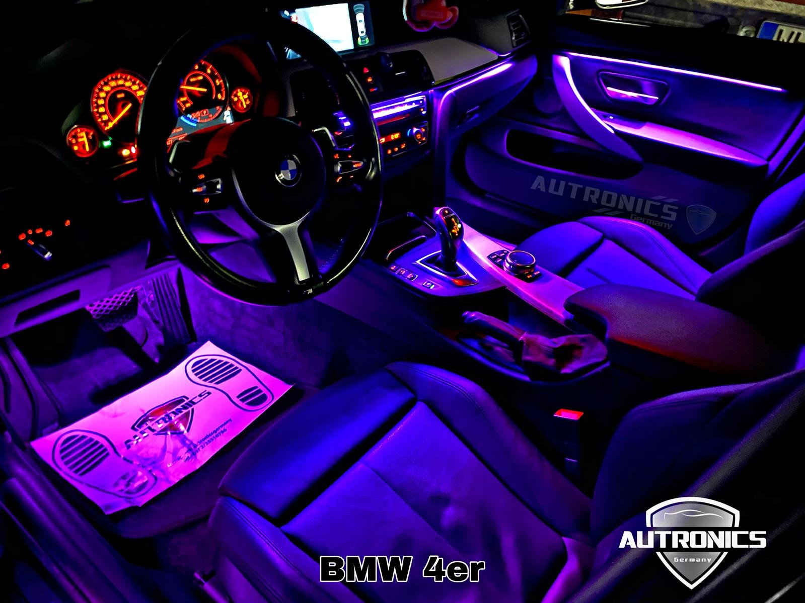 Audi A4 / S4 (B9) - Ambientebeleuchtung 32 Farben inkl. Einbau und