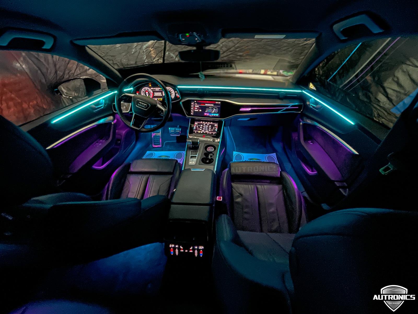 Audi A6 A7 c8 Ambientebeleuchtung Ambiente Licht Led Nachrüsten in