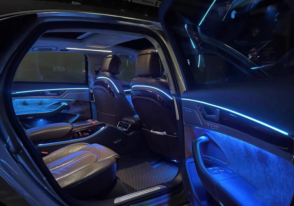 Audi A8 (D4 D5) - Ambientebeleuchtung Ambiente LED Innenraumbeleuchtung Interieur Mehrfarbig Set 32 Farben 2010-2021 01
