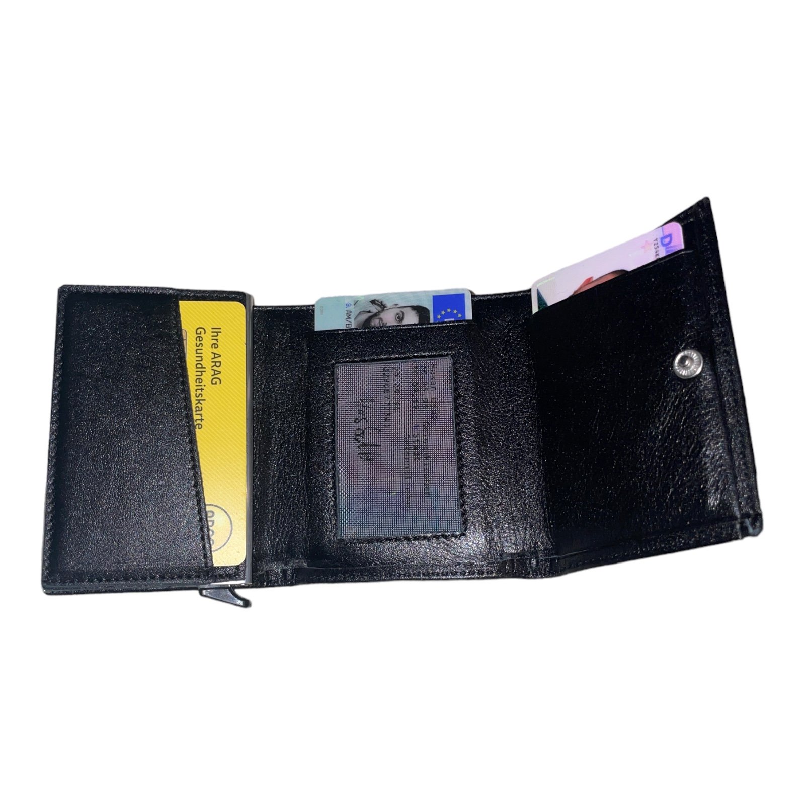 Portmonee-Geldbeutel-Wallet-Qualit-t-Leder-Schwarz-Kreditkartenf-cher-Geldscheinfach-04