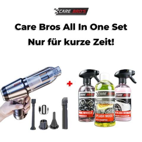 Care Bros All in one Akku- Handstaubsauger, Auto- Shampoo, Felgenreiniger, Auto Lack Versieglung Pflege Schutz Reinigung Stark